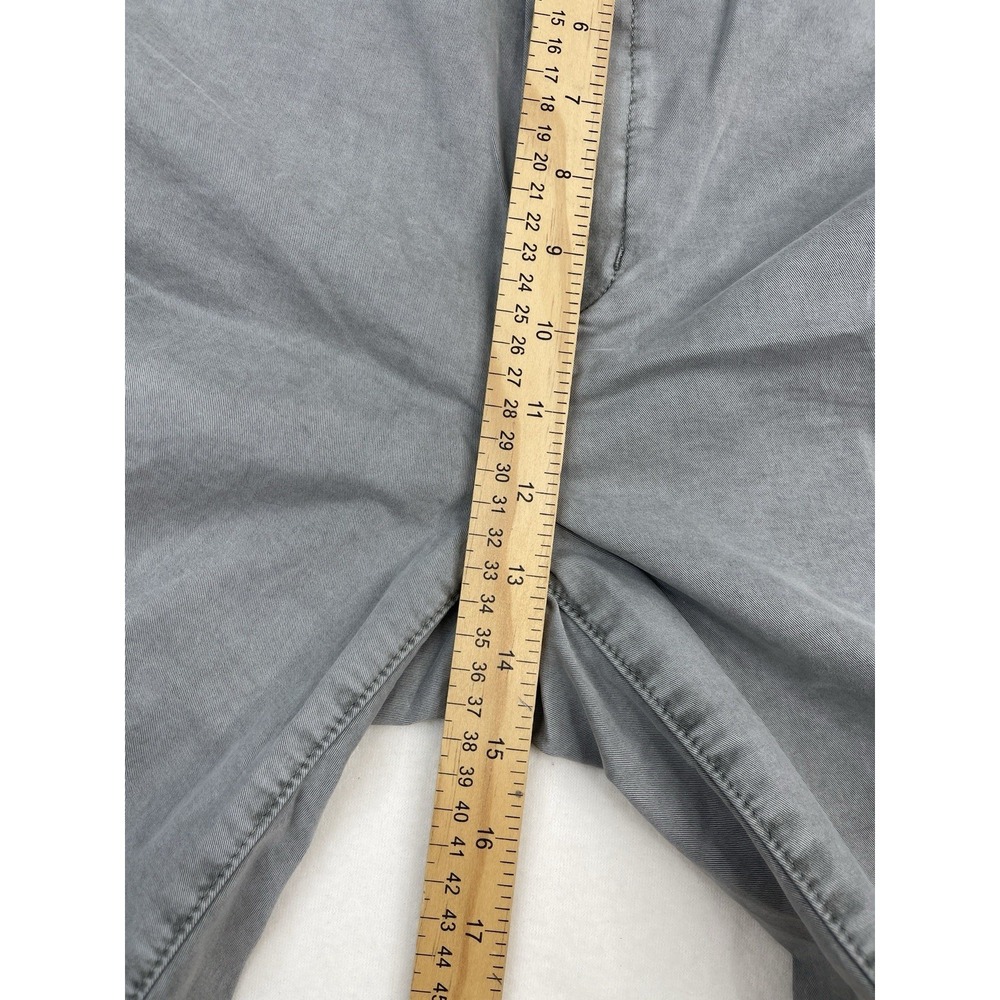 Orvis Men's Shorts Grey Chino Elastic Waist Drawstring XL Hiking Outdoor Pockets - Picture 5 of 9